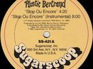 Plastic Bertrand – Stop Ou Encore 1982 Electronic on 	Sugarscoop – SS-421 (PO)
