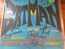 1966 Autographed by cast COA LP BATMAN THEME THE BAT BOYS DESIGN RECORDS VINYL