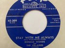 Mod Popcorn R&B Exotica 45 DONALD WOODS My Very Own / Stay With Me Always Flip