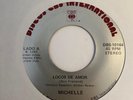 Latin Freestyle 45 MICHELLE Locos De Amor Discos CBS HEAR
