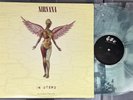 NIRVANA - IN UTERO - ORIGINAL 1993 US GEFFEN CLEAR VINYL LP album ltd ed VG+