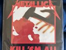 Metallica - kill Em All Warner bros 2008 Pressing LP Vinyl