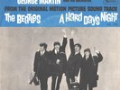 GEORGE MARTIN/ORCH./THE BEATLES-RARE PICTURE SLEEVE+45-(A HARD DAY'S NIGHT)---PS