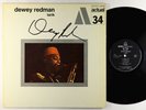 Dewey Redman - Tarik LP - BYG Actuel France VG+ Autograph