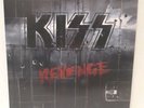 KISS REVENGE GRAY MARBLE LP 1995 MERCURY Used Signed By Eric Singer 1997 EXP0