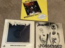 3 vintage Venom LPs Acid Queen POSSESSED Calm Storm 12