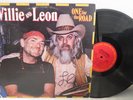 Signed Leon Russell Willie Nelson and Leon One For The Road 1979 LP Columbia