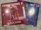 Madonna CONFESSIONS II LP CLEAR VINYL PRIDE EDITION + BILT RARE BUNDLE