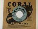 Johnny Burnette - Lonesome Train 45 PROMO 1956 Coral 9-61758  Rockabilly