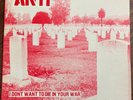 ANTI I Don't Want To Die In Your War LP punk kbd hc minor threat black flag SSD