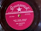 Buddy Holly Crickets NOT FADE AWAY Bruns 55035   78 rpm   Rock-A-Billy E- HEAR