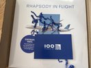 United Airlines 100 Rhapsody In Flight Air Zoetrope Blue Vinyl LP Record. SEALED