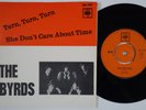BYRDS Turn Turn Turn RARE M- Sweden Norway 45 garage psych norwegian swedish