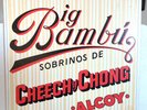 Cleaned:  Cheech & Chong - Big Bambú - 1972 Comedy LP with Original Papers