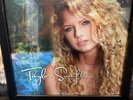 Taylor Swift Signed Self Titled Debut RSD Crystal Clear Turquoise Vinyl /250