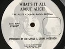 ALICE COOPER What’s It All About Alice? Radio Special LP 1976