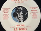 E.D. ECHOLS Funk Boogie 45 Redd Bird #0100 Christmas Everyday b/w Last Time