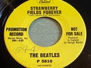 the Beatles - Penny Lane / Strawberry Fields Forever 45 Record 1967 Promotional