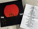 Pulp Live Signed Vinyl Double 12” RARE Setlist Manchester Wythenshawe Park 2026