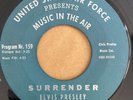 ELVIS PRESLEY Surrender 45 Music In The Air — VG++ | USAF — RARE