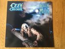 Ozzy Osbourne Bark At The Moon Blue Text With Insert Excellent Sleeve & Vinyl