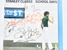 signed stanley clarke school days album cover