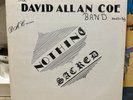 David Allan Coe ‎– Nothing Sacred LP 1st PRESS US 1982 NM- vinyl VG++ sleeve